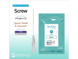 WHITE EVER MONO SCREW 27G 38MM (S)