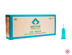 игла mesoram 27g 0,4 x 4 mm